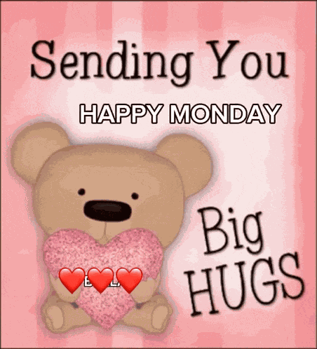 Happymonday Pinkheart GIF
