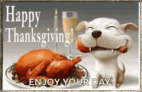 Happythanksgiving Dogs GIF