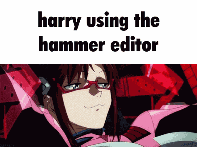 Harry Using The Hamemr Editor Maria GIF