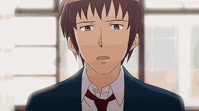 Haruhi Kyon GIF