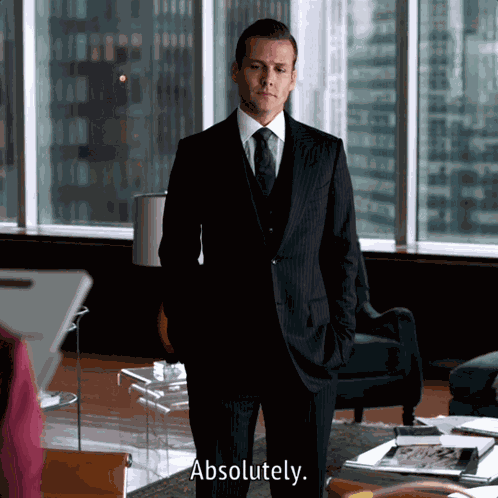 Harvey Specter Suits GIF