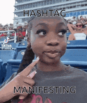 Hashtag Manifesting GIF