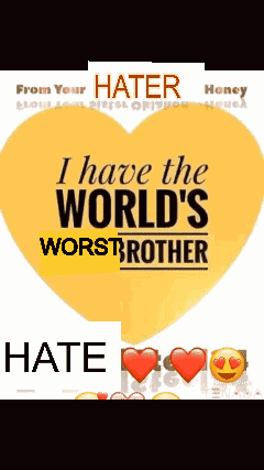 Hate Brother Hater GIF