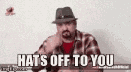 Hats Off Remove Hat GIF