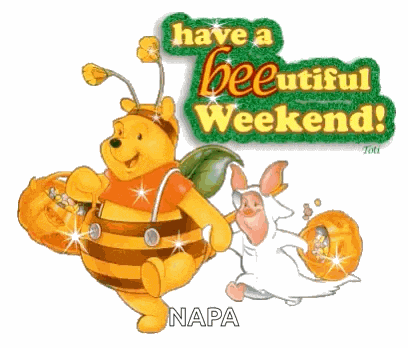 Have A Beautiful Weekend Bee GIF