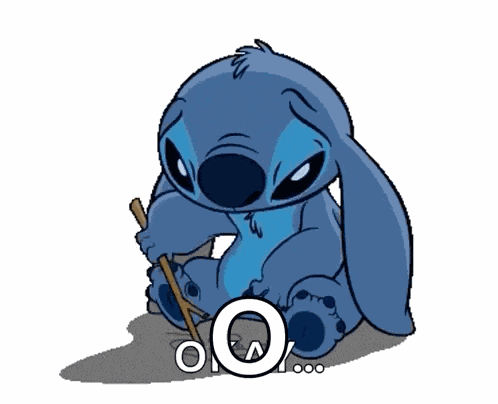 Having A Bad Day Stitch GIF