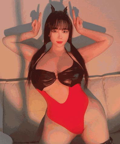 Hayoung V Sexy Coldsplay Devil Girl Meme