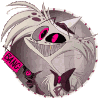 Hazbin Hotel Angel Dust Sticker