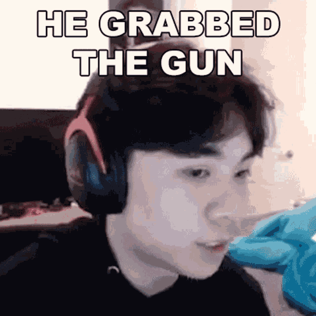 He Grabbed The Gun Matthew Panganiban GIF