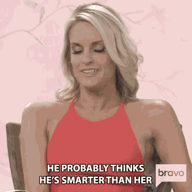 He Probably Thinks Hes Smarter Than Her Cameran Eubanks GIF
