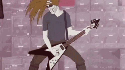 Head Bang Rock GIF