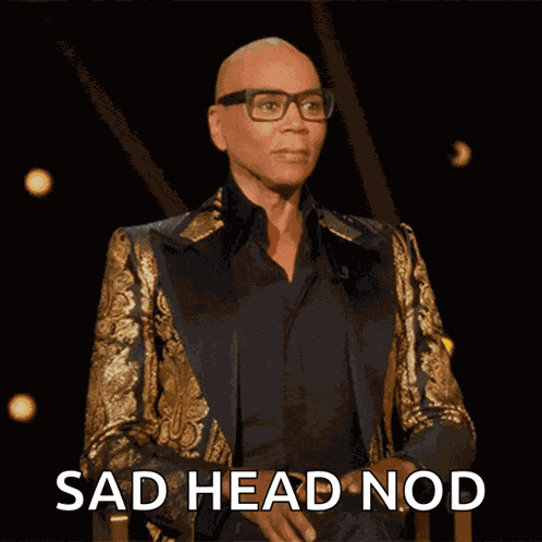 Head Nod Rupaul GIF