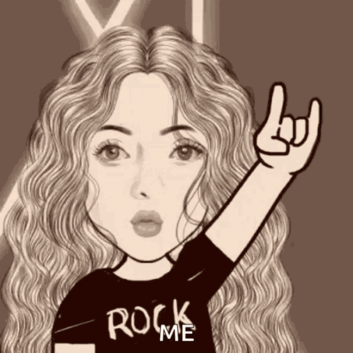 Headbanging GIF