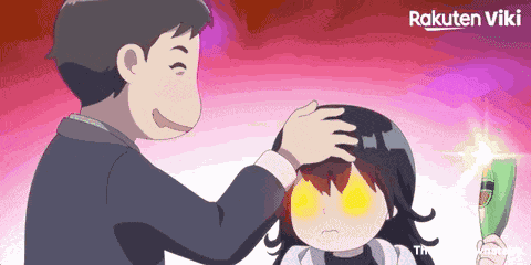Headpats Anime Fiesty Anime Girl GIF
