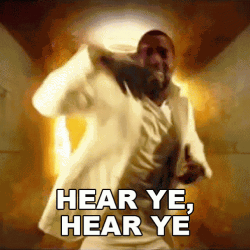 Hear Ye Kanye West GIF