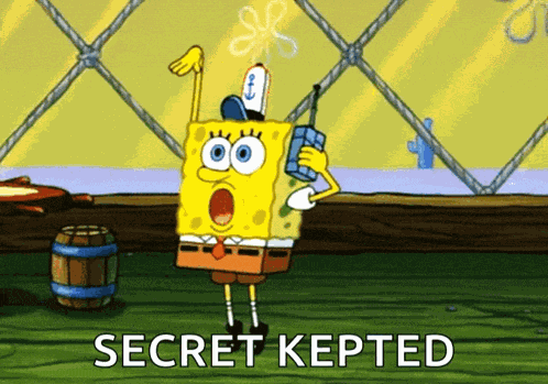 Heard Your Bestfriends Big Secret Spongebob GIF