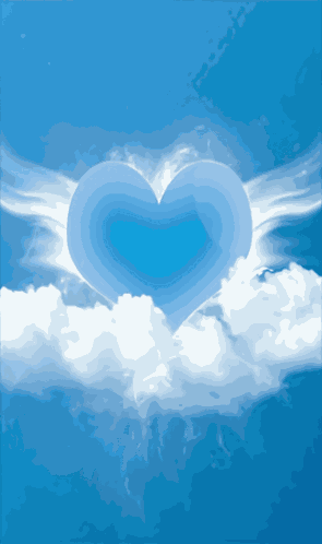 Heart Clouds GIF