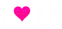Heart La Pink Sticker