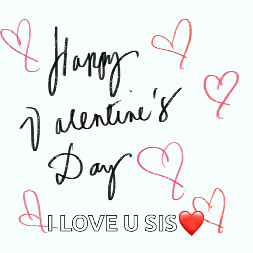 Hearts Love Happy Valentines Day GIF