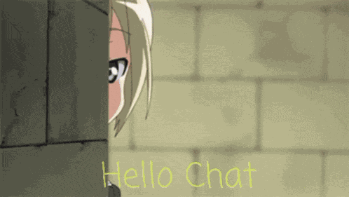 Hello Chat GIF