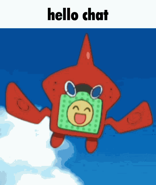 Hello Chat Rotom GIF