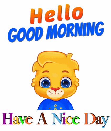 Hello Goodmorning GIF