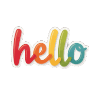 Hello Hi Sticker