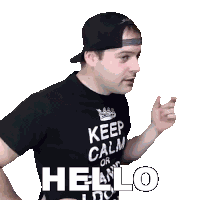 Hello Jared Dines Sticker