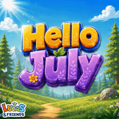 Hello July Welcome July GIF