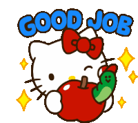 Hello Kitty Good Job Sticker