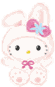 Hello Kitty In Bunny Costume Gif Sticker
