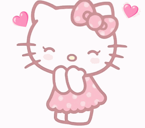 Hello Kitty Te Amo GIF