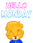 Hello Monday Mondays Sticker