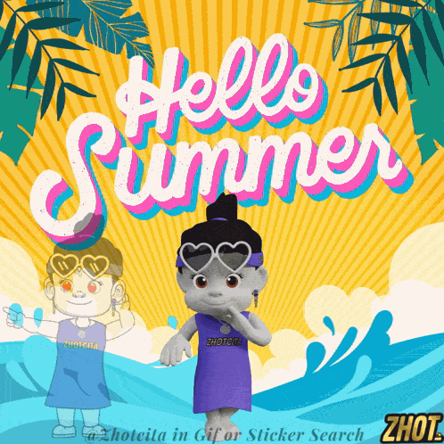 Hello Summer Summer Fun GIF
