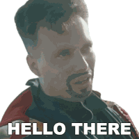 Hello There Doctor Strange Sticker