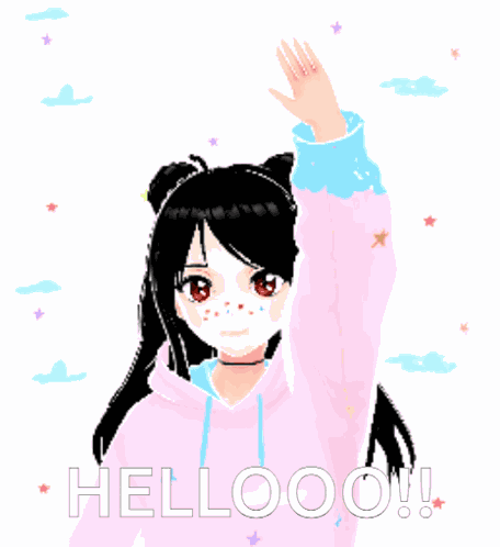 Hello Vtuber GIF