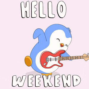 Hello Weekend Happy Friday GIF