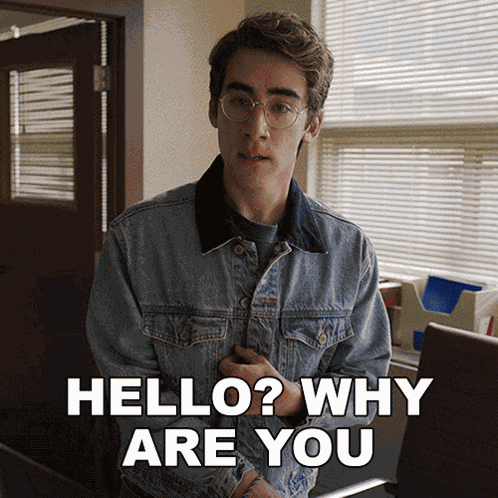 Hello Why Are You Being So Quiet Charley GIF