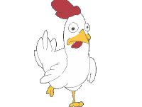 Henry Chicken Sticker
