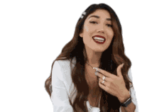 Hey There Finger Gun Sticker