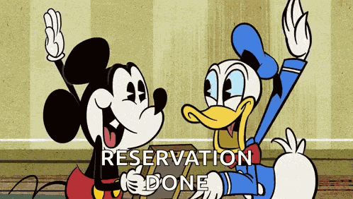 Hi Five Mickey Mouse GIF