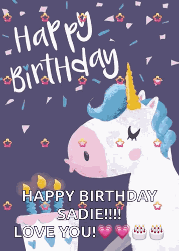 Hi Happy Birthday GIF