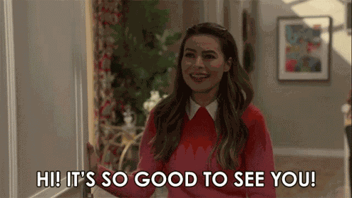 Hi Its So Good To See You Carly Shay GIF
