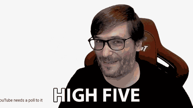 High Five George Vanous GIF