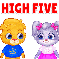 High Five High 5 Sticker