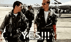 High Five Top Gun GIF