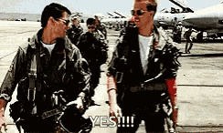 High Five Top Gun GIF