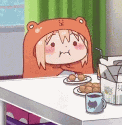 Himouto Umaruchan Eating GIF