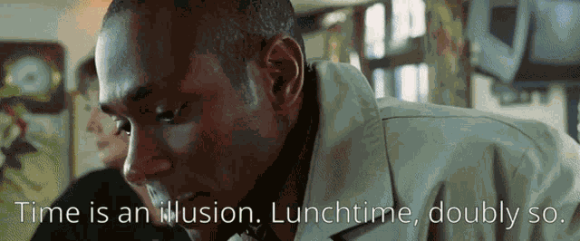 Hitchhikers Guide To The Galaxy Time Is An Illusion GIF