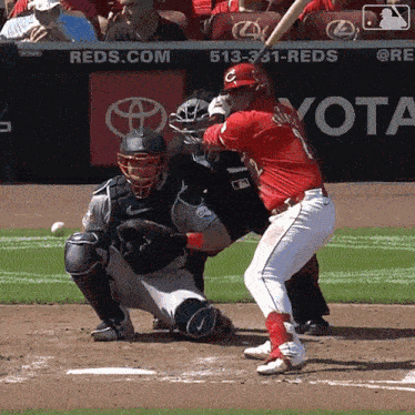 Hitting The Ball Major League Baseball GIF